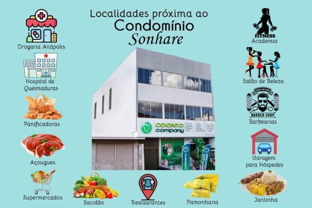 102-Flat-Espaco, Conforto. E Disso Que Voce Precisa! Anápolis Dış mekan fotoğraf